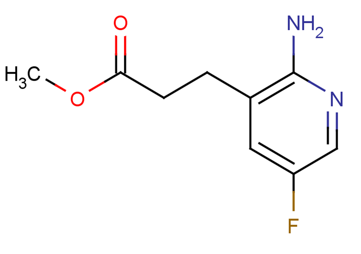 methyl 3-(2-amino-5-fluoropyridin-3-yl)propanoate
