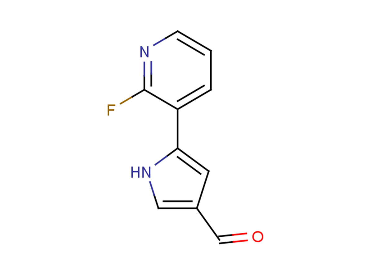 5-(2-fluoropyridin-3-yl)-1H-pyrrole-3-carbaldehyde