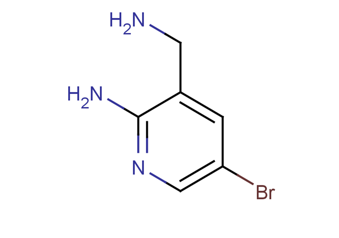 3-(aminomethyl)-5-bromopyridin-2-amine