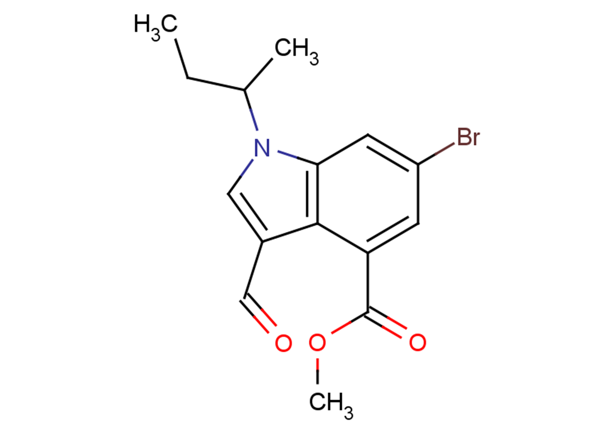 methyl 6-bromo-1-(butan-2-yl)-3-formyl-1H-indole-4-carboxylate