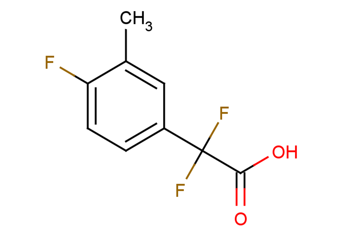 2,2-difluoro-2-(4-fluoro-3-methylphenyl)acetic acid