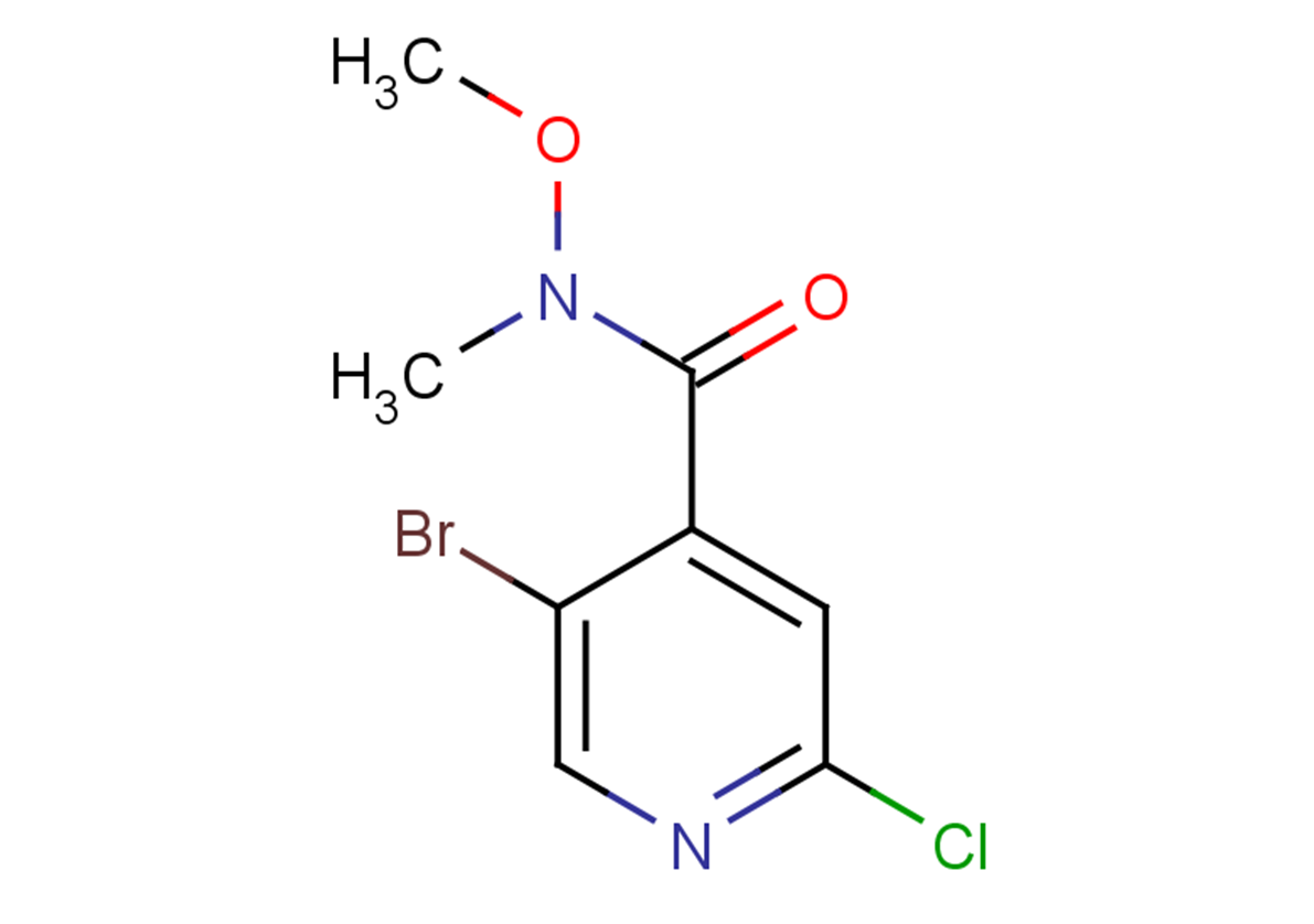 5-bromo-2-chloro-N-methoxy-N-methylpyridine-4-carboxamide
