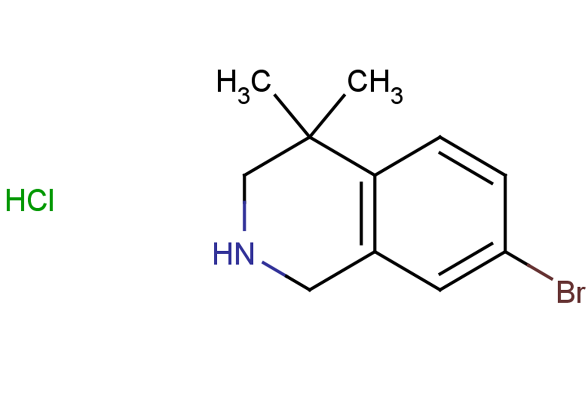 7-bromo-4,4-dimethyl-1,2,3,4-tetrahydroisoquinoline hydrochloride
