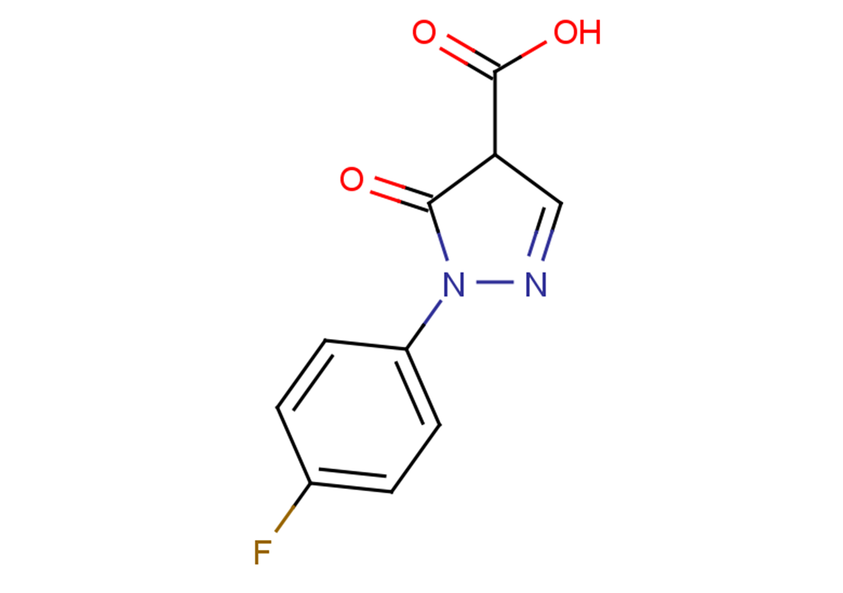 1-(4-fluorophenyl)-5-oxo-4,5-dihydro-1H-pyrazole-4-carboxylic acid