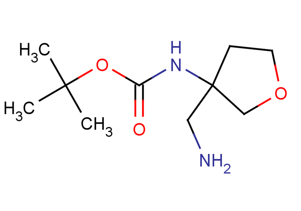 tert-butyl N-[3-(aminomethyl)oxolan-3-yl]carbamate