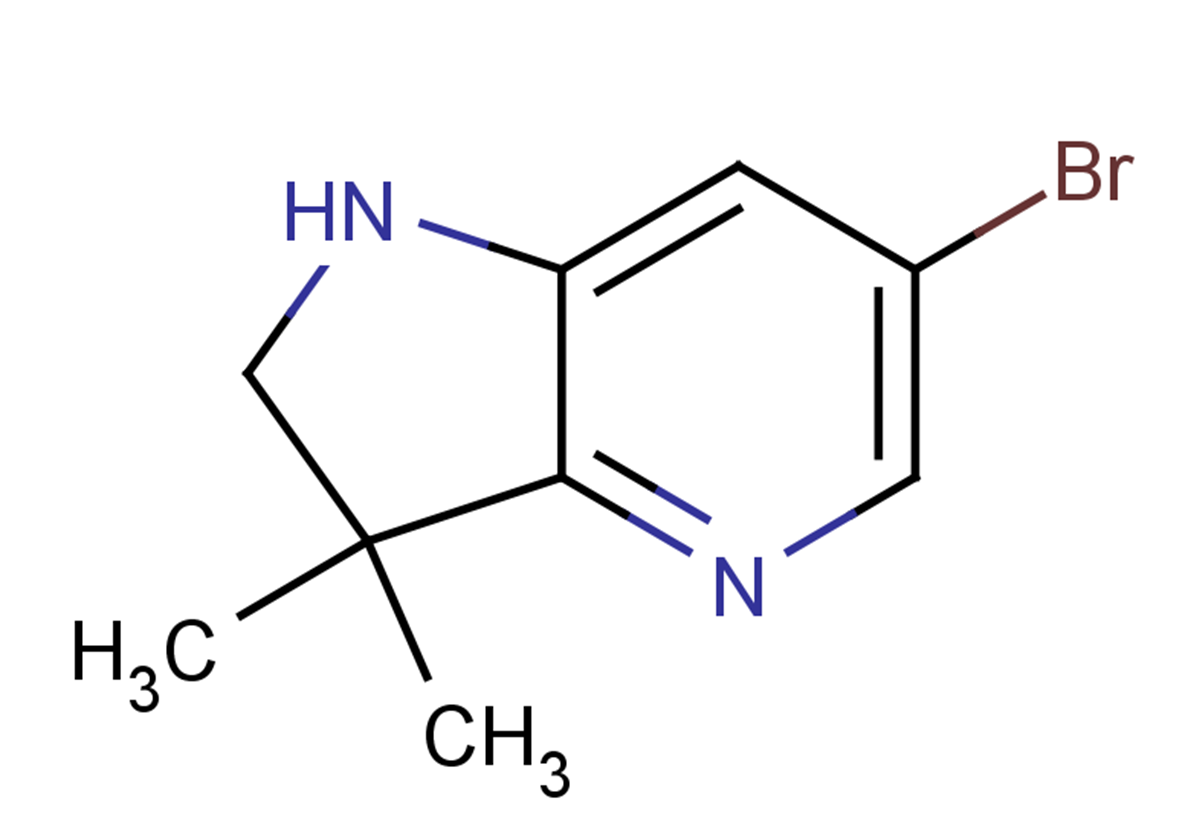 6-bromo-3,3-dimethyl-1H,2H,3H-pyrrolo[3,2-b]pyridine