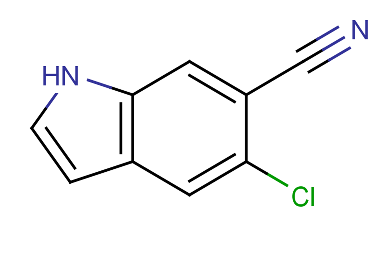 5-chloro-1H-indole-6-carbonitrile