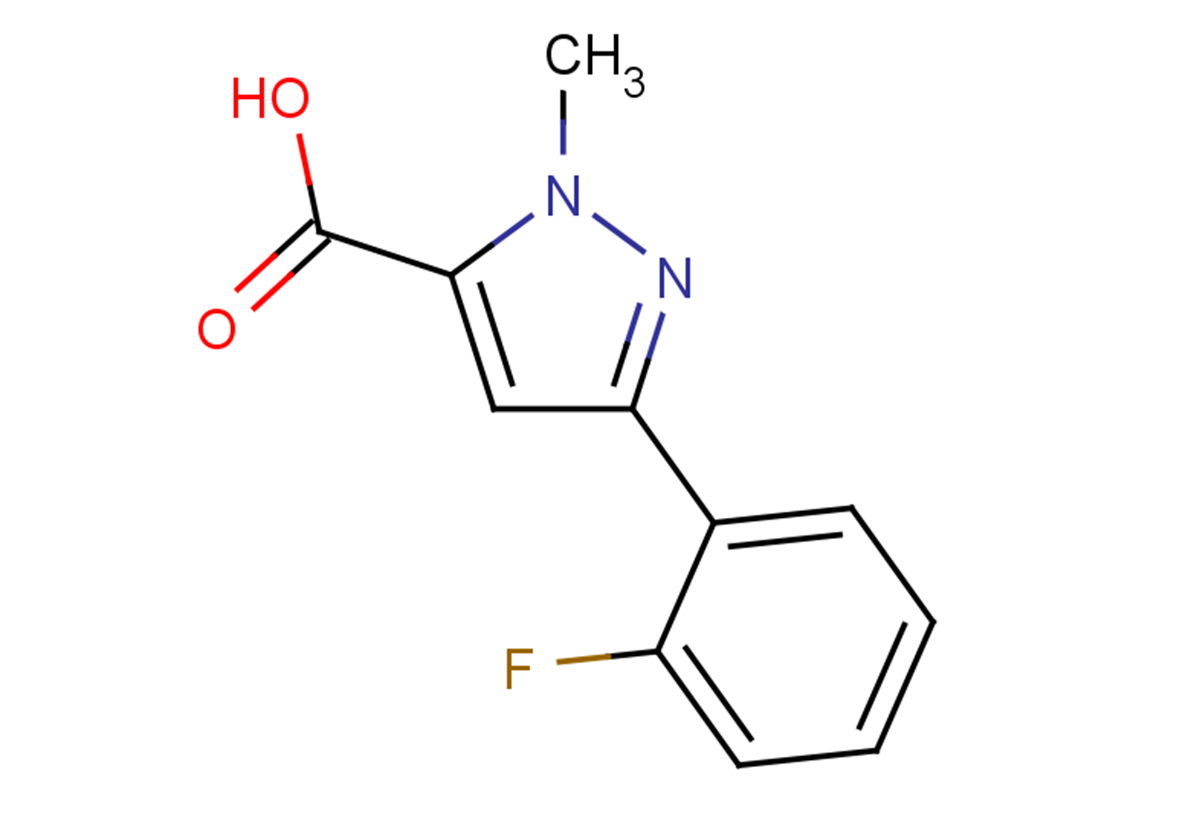 3-(2-fluorophenyl)-1-methyl-1H-pyrazole-5-carboxylic acid