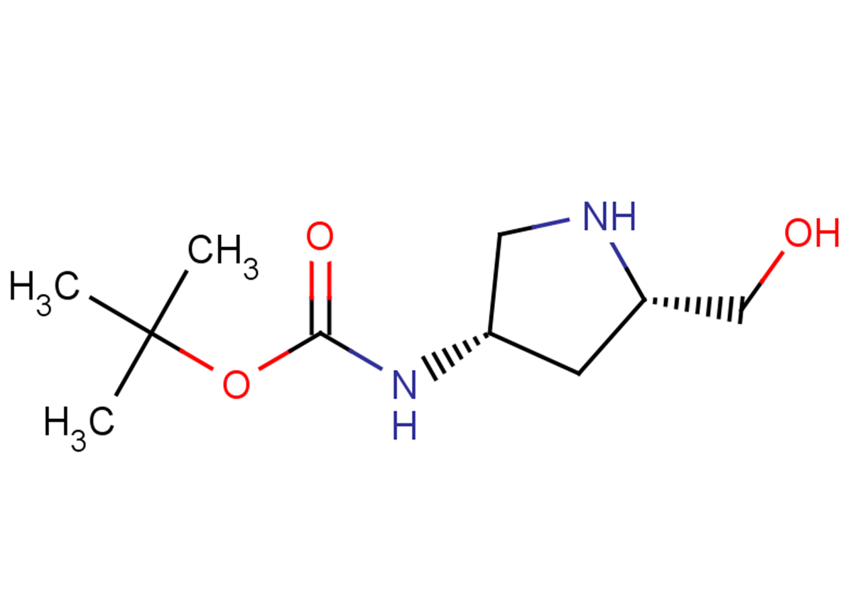 tert-butyl N-[(3S,5S)-5-(hydroxymethyl)pyrrolidin-3-yl]carbamate