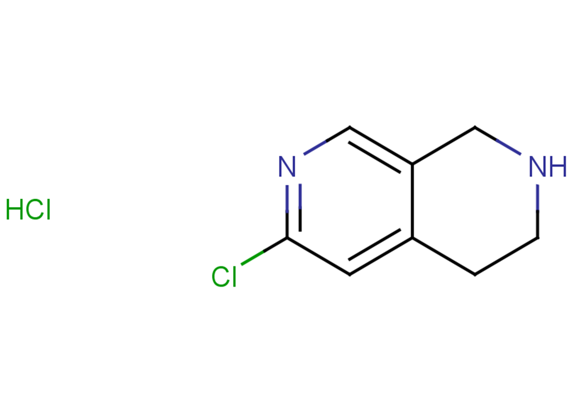 6-chloro-1,2,3,4-tetrahydro-2,7-naphthyridine hydrochloride