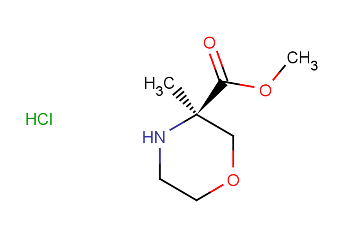 methyl (3R)-3-methylmorpholine-3-carboxylate hydrochloride
