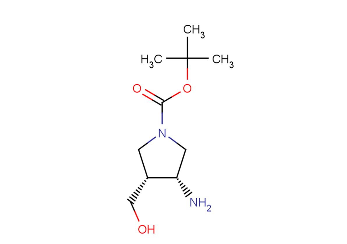 tert-butyl (3R,4R)-3-amino-4-(hydroxymethyl)pyrrolidine-1-carboxylate