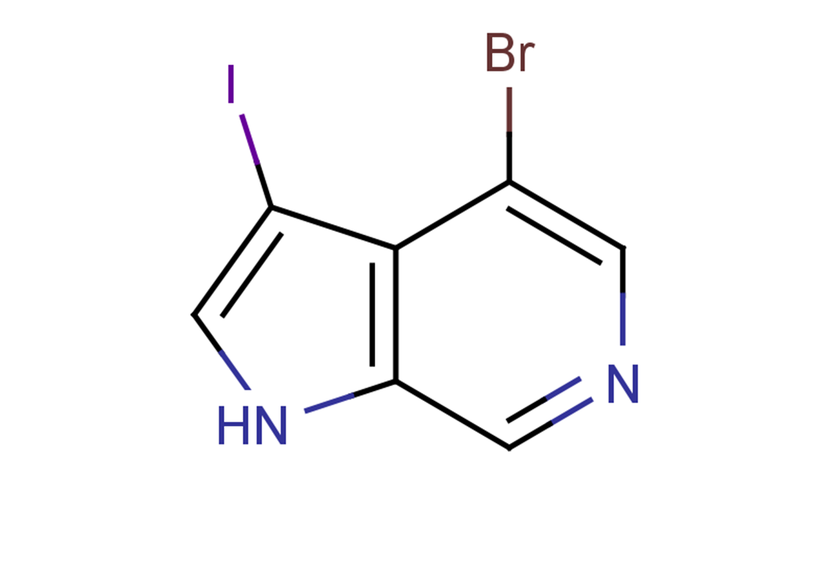 4-bromo-3-iodo-1H-pyrrolo[2,3-c]pyridine