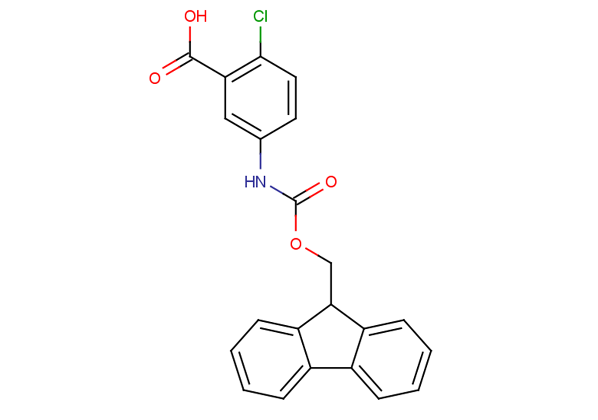 2-chloro-5-{[(9H-fluoren-9-ylmethoxy)carbonyl]amino}benzoic acid