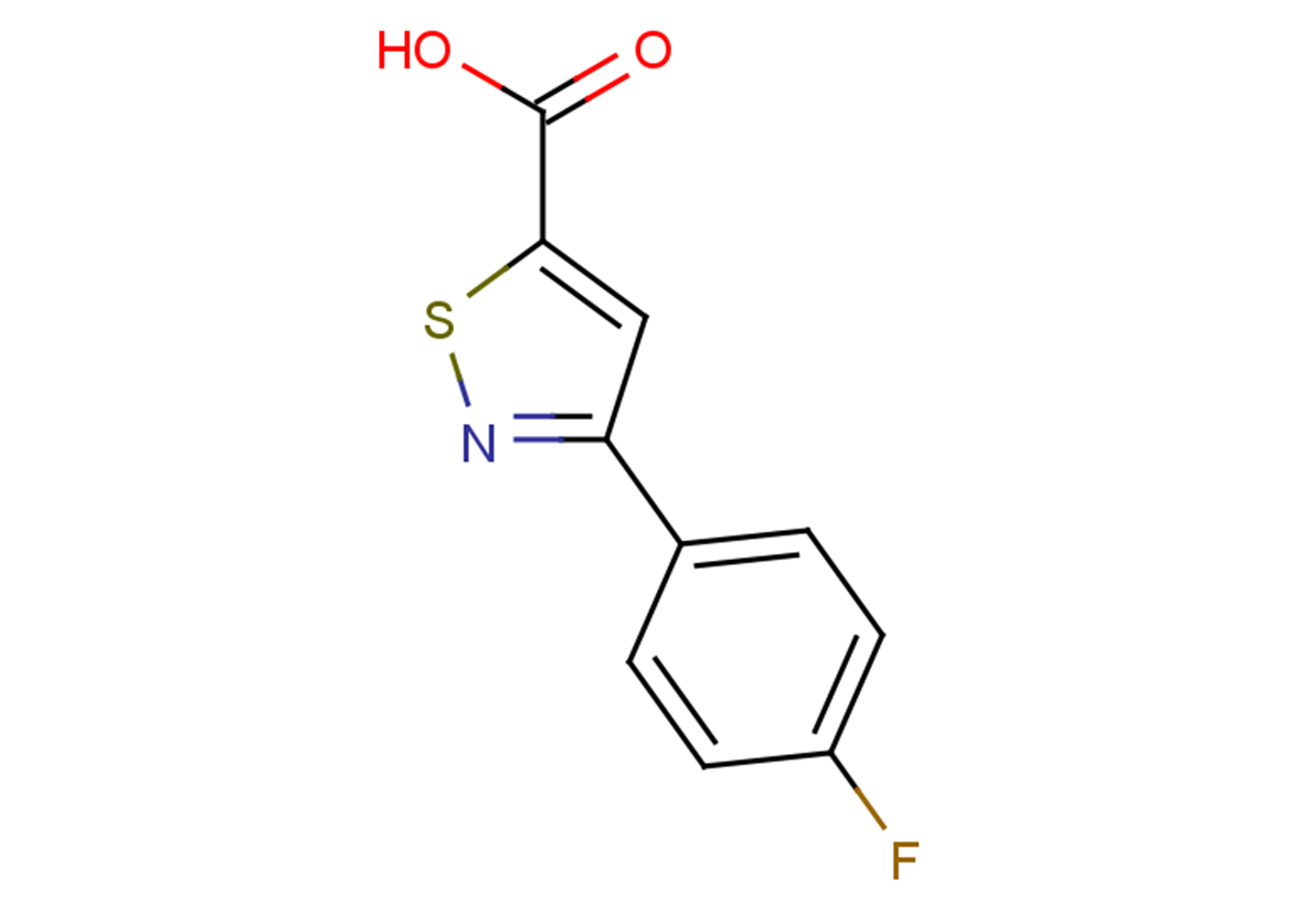 3-(4-fluorophenyl)-1,2-thiazole-5-carboxylic acid