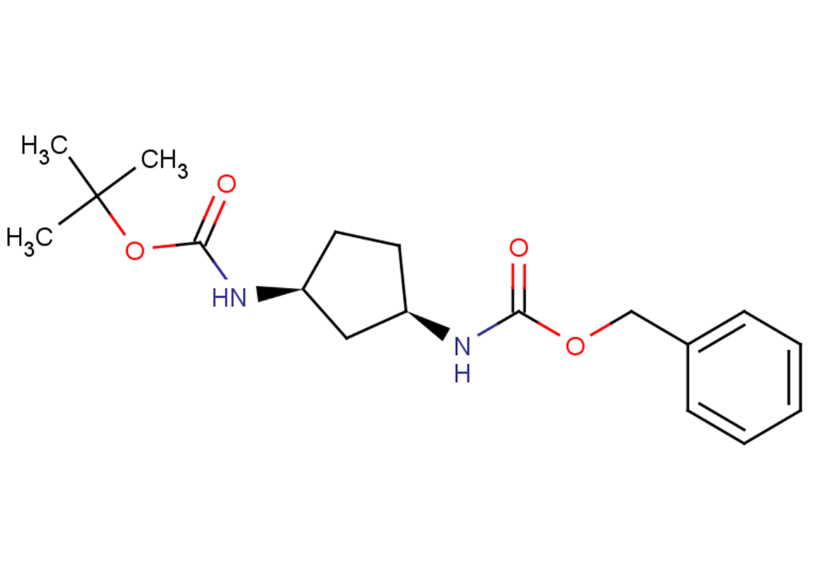 benzyl N-[(1R,3S)-3-{[(tert-butoxy)carbonyl]amino}cyclopentyl]carbamate