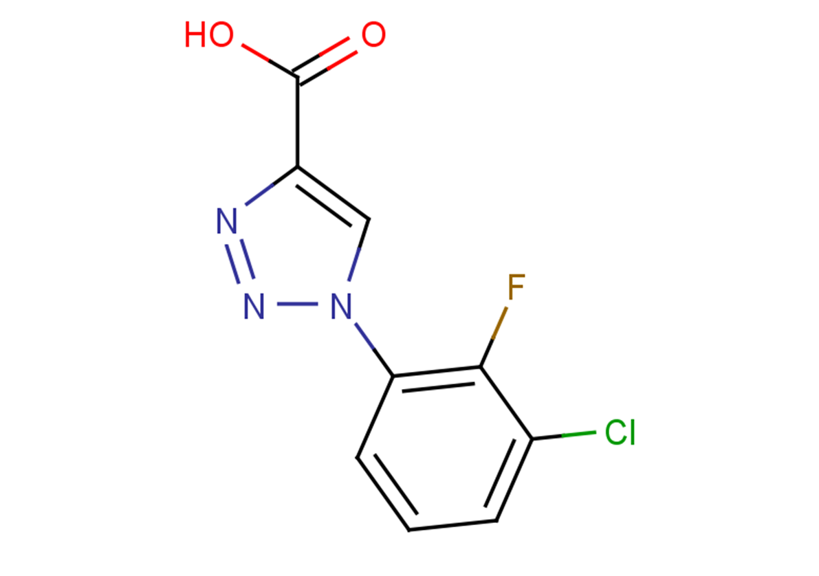 1-(3-chloro-2-fluorophenyl)-1H-1,2,3-triazole-4-carboxylic acid