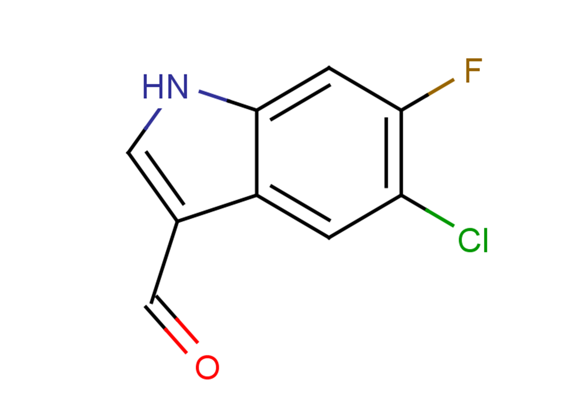 5-chloro-6-fluoro-1H-indole-3-carbaldehyde