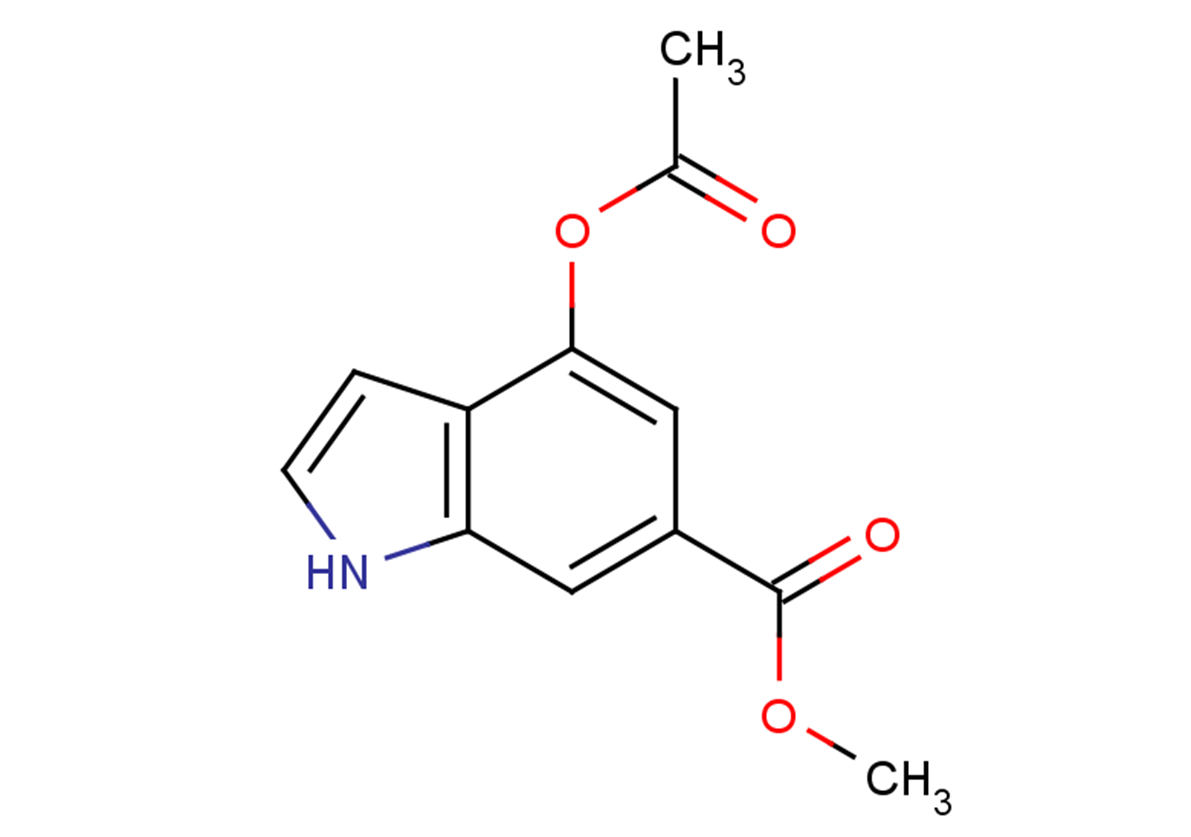 methyl 4-(acetyloxy)-1H-indole-6-carboxylate