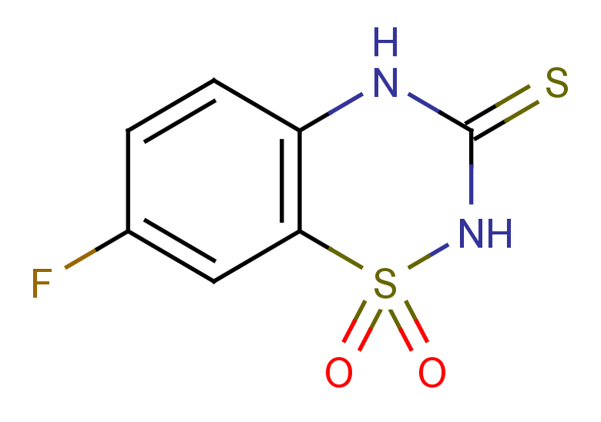 7-fluoro-3-sulfanylidene-3,4-dihydro-2H-1$l^{6},2,4-benzothiadiazine-1,1-dione