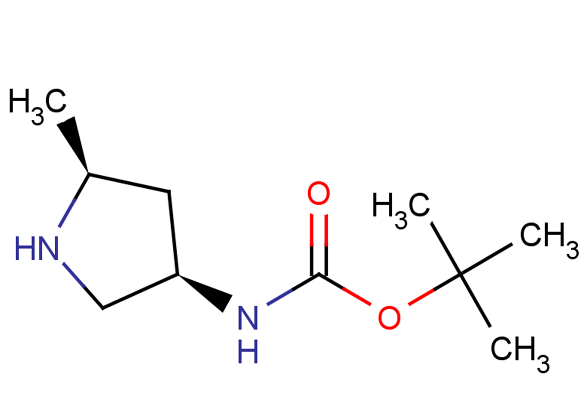 tert-butyl N-[(3R,5S)-5-methylpyrrolidin-3-yl]carbamate