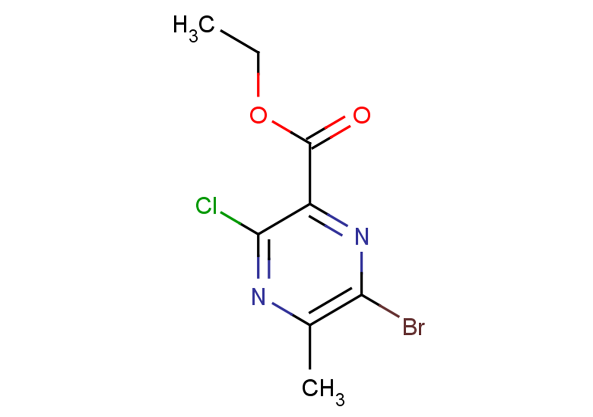 ethyl 6-bromo-3-chloro-5-methylpyrazine-2-carboxylate