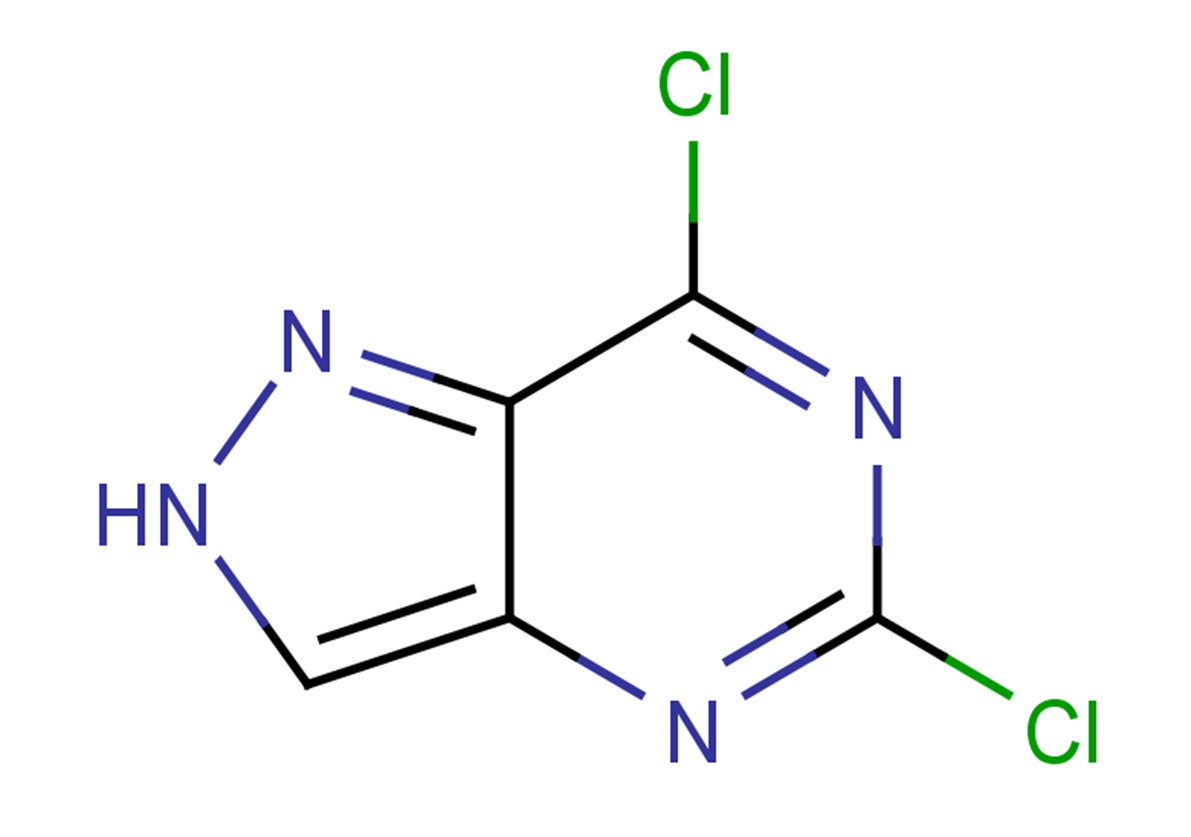 5,7-dichloro-2H-pyrazolo[4,3-d]pyrimidine