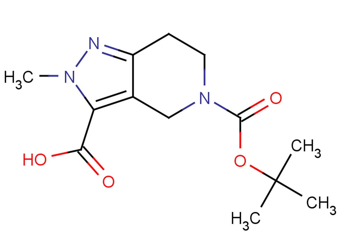 5-[(tert-butoxy)carbonyl]-2-methyl-2H,4H,5H,6H,7H-pyrazolo[4,3-c]pyridine-3-carboxylic acid