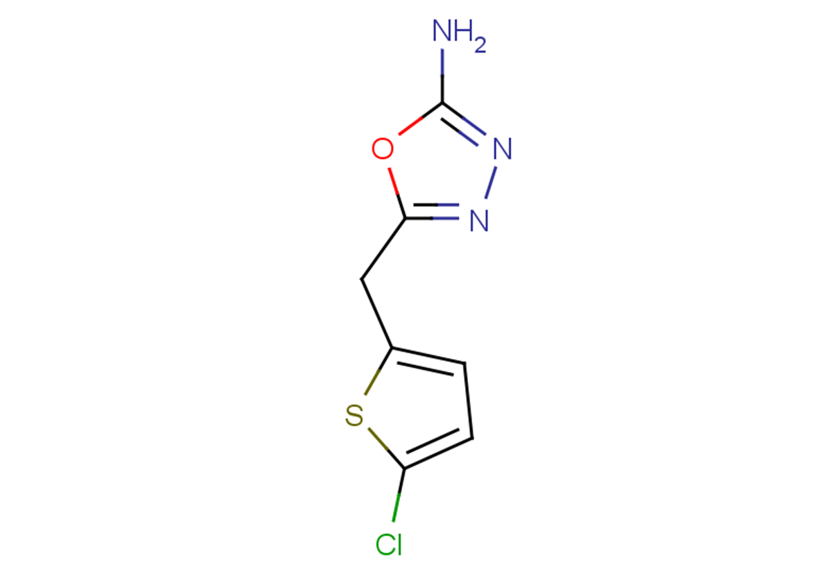 5-[(5-chlorothiophen-2-yl)methyl]-1,3,4-oxadiazol-2-amine