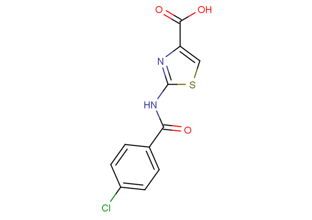2-[(4-chlorobenzene)amido]-1,3-thiazole-4-carboxylic acid