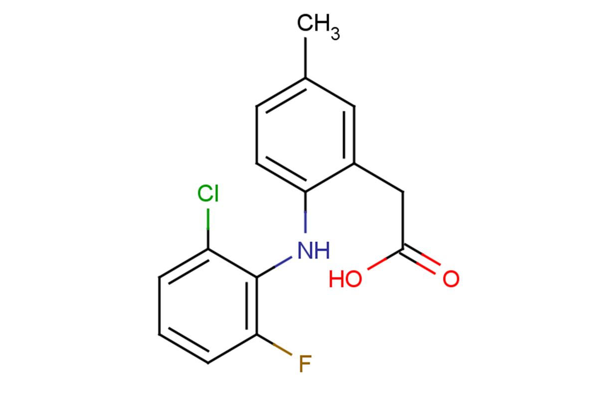2-{2-[(2-chloro-6-fluorophenyl)amino]-5-methylphenyl}acetic acid