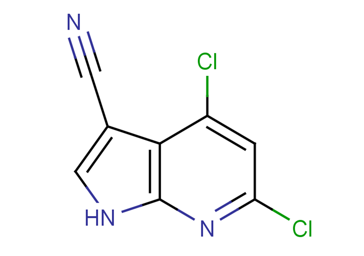 4,6-dichloro-1H-pyrrolo[2,3-b]pyridine-3-carbonitrile