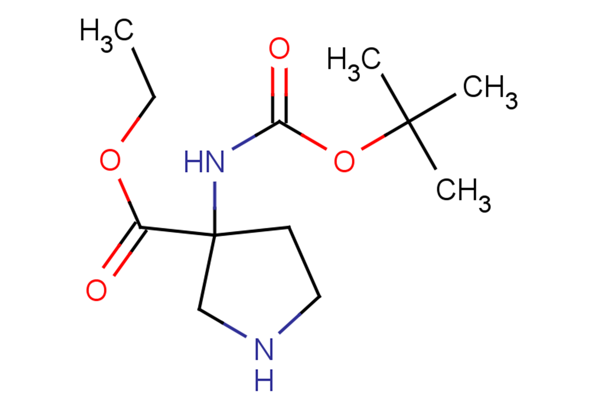 ethyl 3-{[(tert-butoxy)carbonyl]amino}pyrrolidine-3-carboxylate