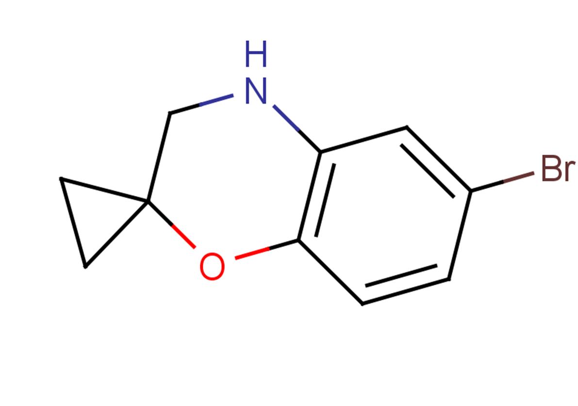 6-bromo-3,4-dihydrospiro[1,4-benzoxazine-2,1'-cyclopropane]
