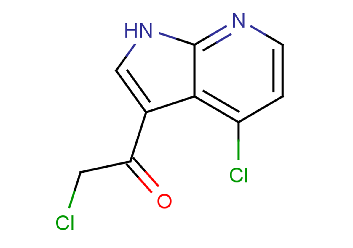 2-chloro-1-{4-chloro-1H-pyrrolo[2,3-b]pyridin-3-yl}ethan-1-one