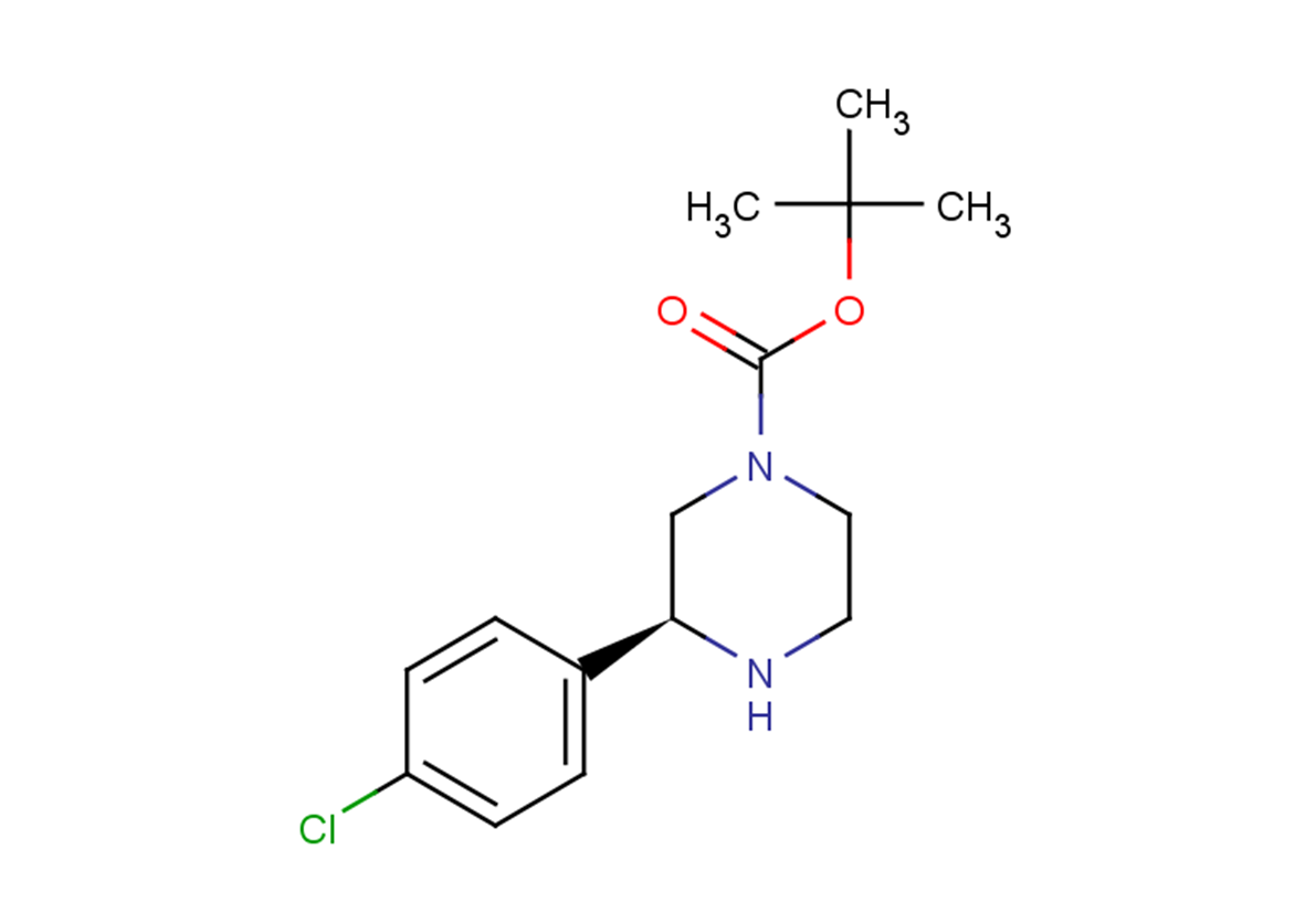 tert-butyl (3S)-3-(4-chlorophenyl)piperazine-1-carboxylate