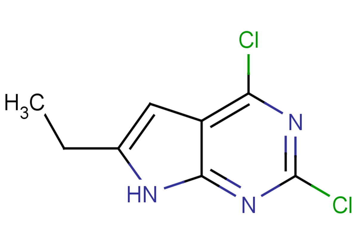 2,4-dichloro-6-ethyl-7H-pyrrolo[2,3-d]pyrimidine