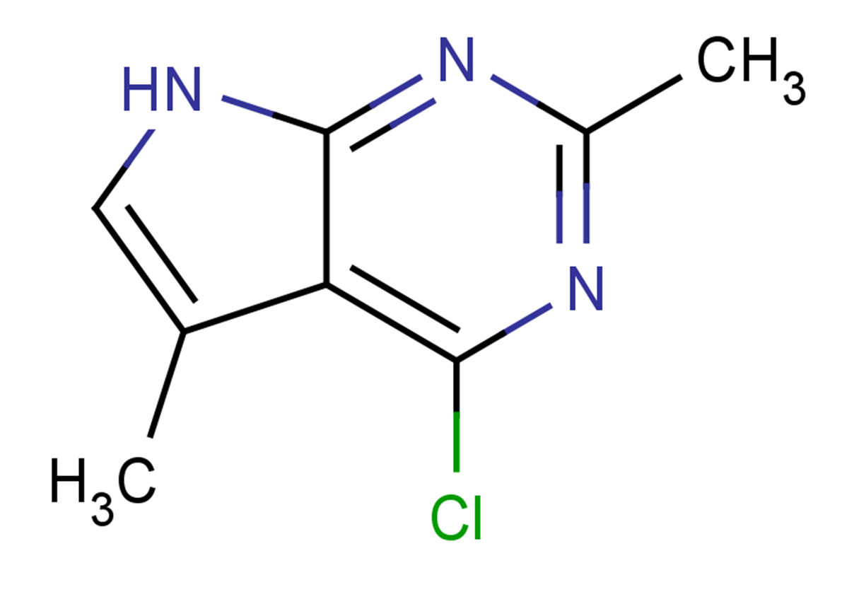 4-chloro-2,5-dimethyl-7H-pyrrolo[2,3-d]pyrimidine