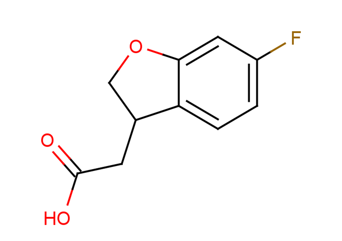 2-(6-fluoro-2,3-dihydro-1-benzofuran-3-yl)acetic acid