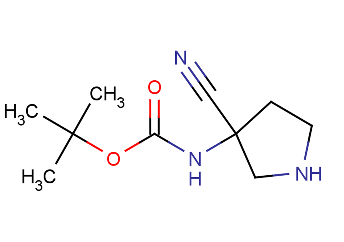 tert-butyl N-(3-cyanopyrrolidin-3-yl)carbamate
