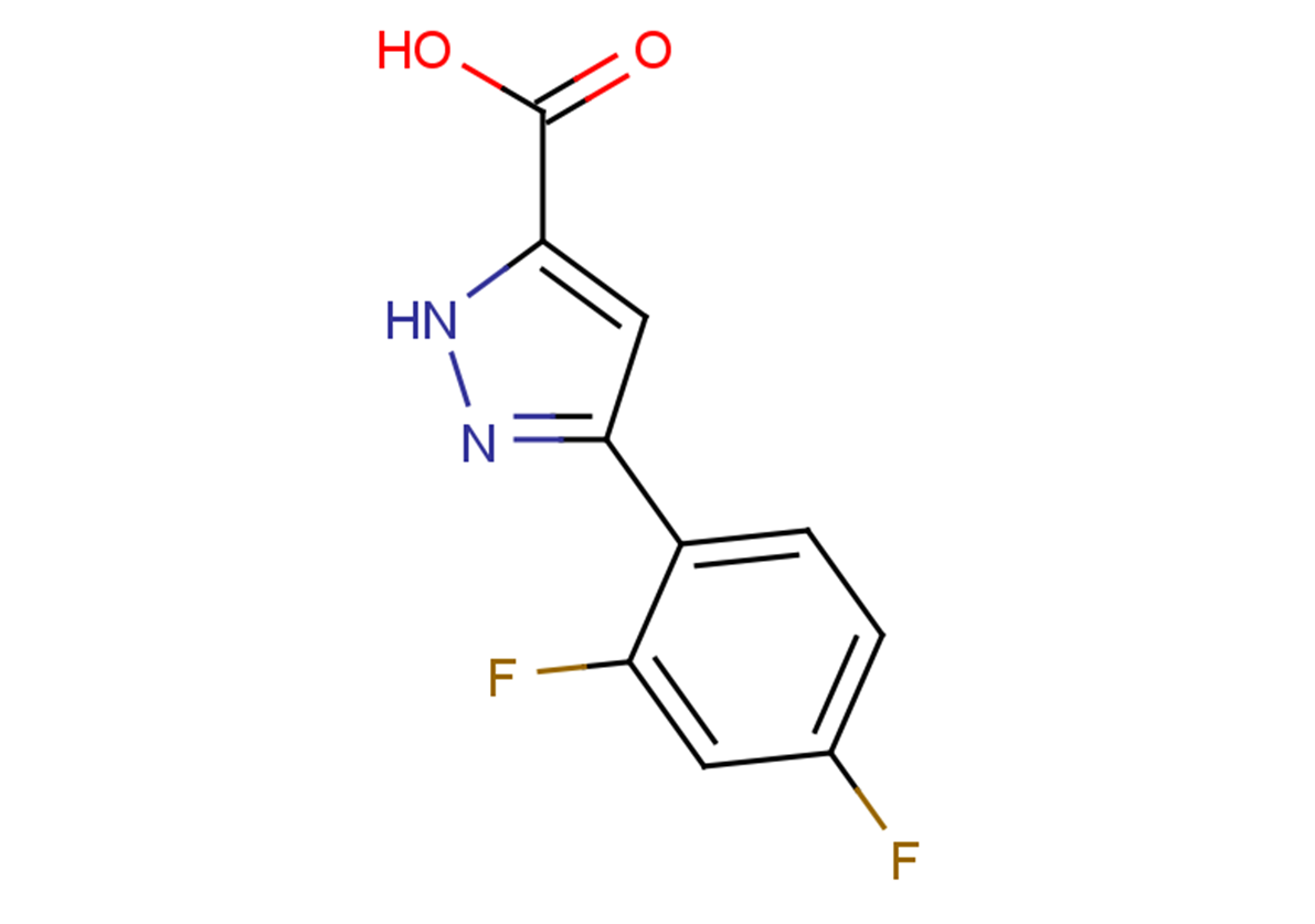 3-(2,4-difluorophenyl)-1H-pyrazole-5-carboxylic acid
