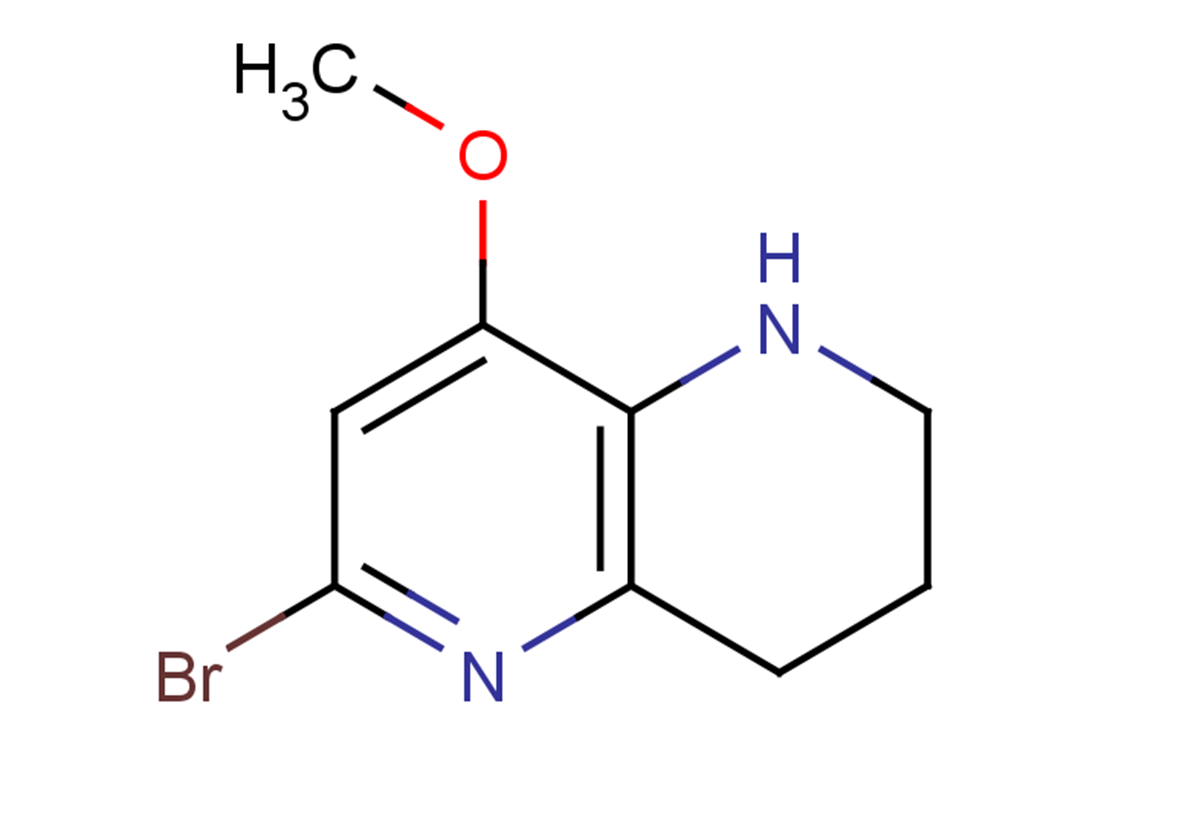 6-bromo-8-methoxy-1,2,3,4-tetrahydro-1,5-naphthyridine