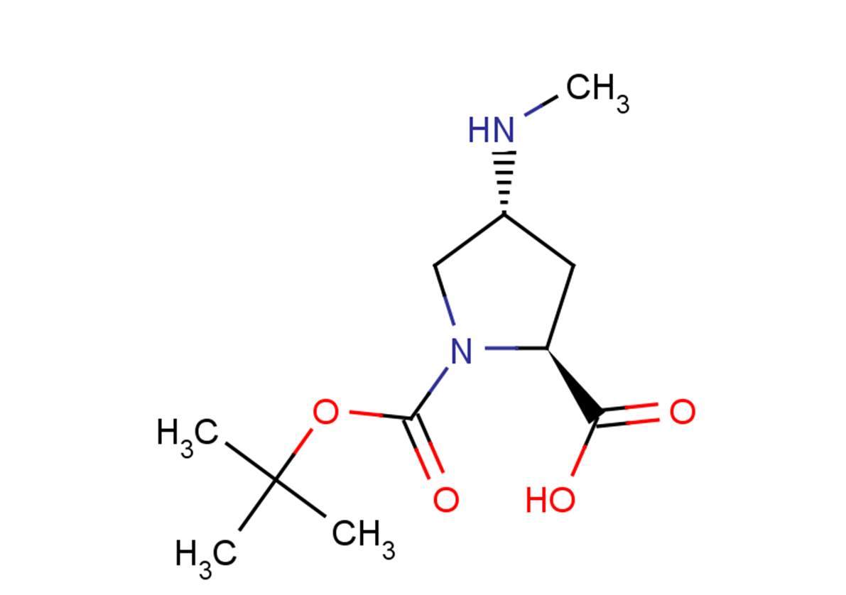 (2S,4R)-1-[(tert-butoxy)carbonyl]-4-(methylamino)pyrrolidine-2-carboxylic acid