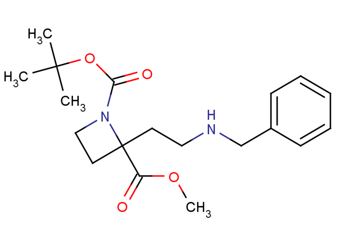 1-tert-butyl 2-methyl 2-[2-(benzylamino)ethyl]azetidine-1,2-dicarboxylate