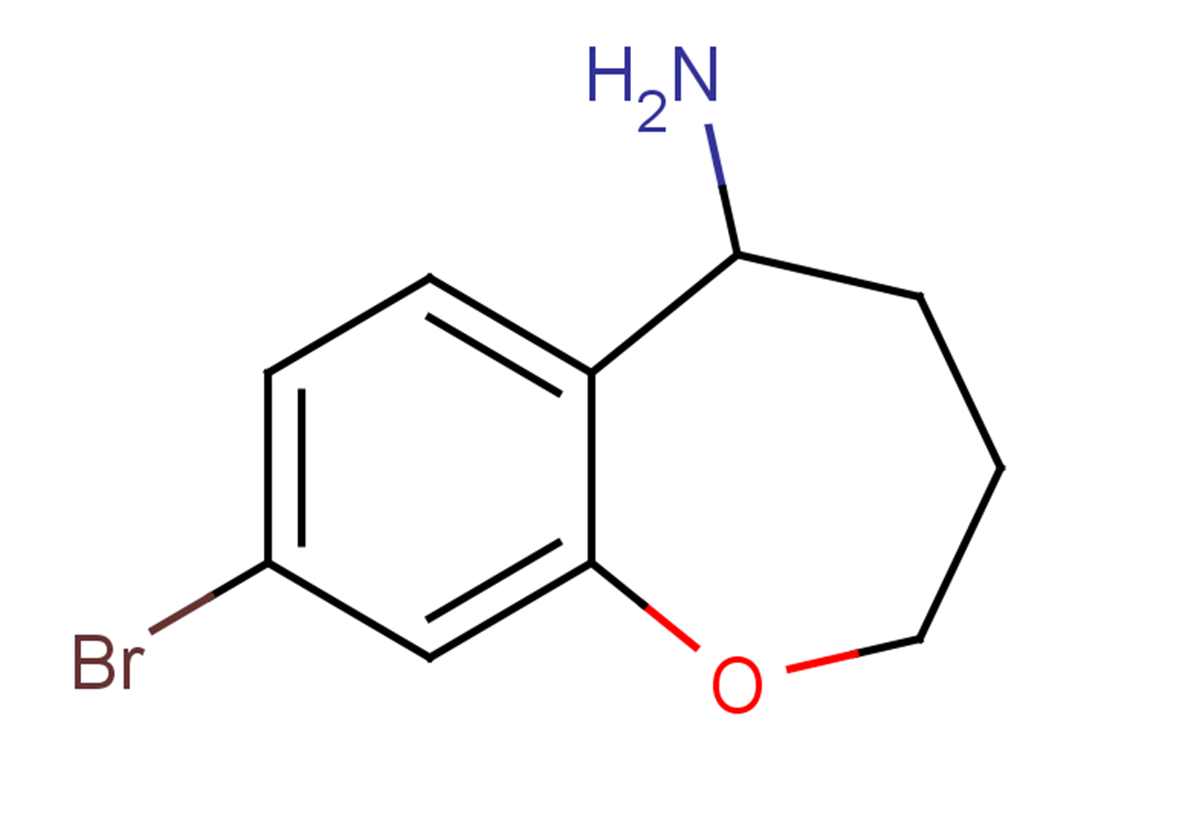 8-bromo-2,3,4,5-tetrahydro-1-benzoxepin-5-amine