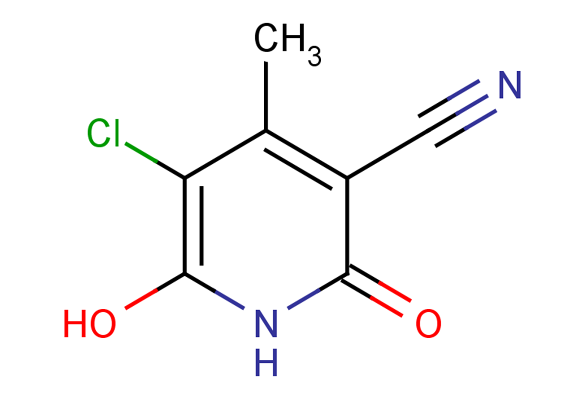 5-chloro-6-hydroxy-4-methyl-2-oxo-1,2-dihydropyridine-3-carbonitrile