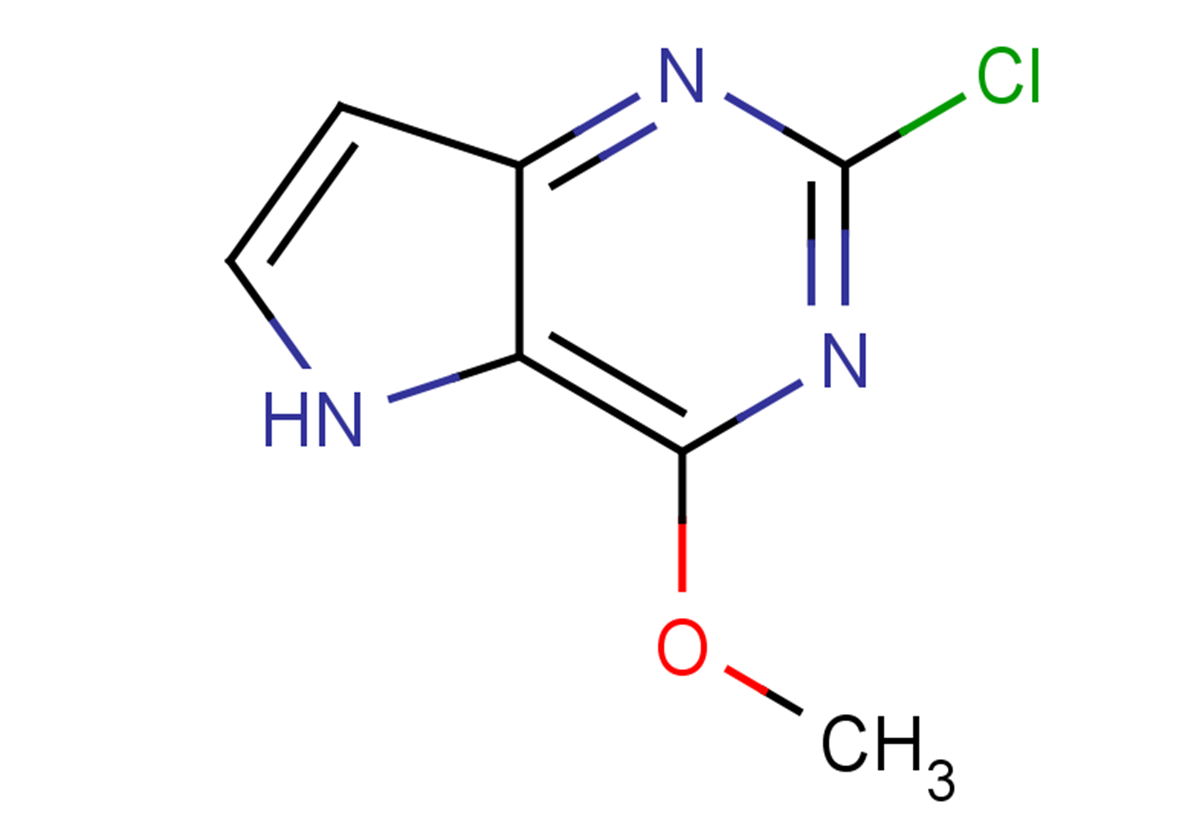 2-chloro-4-methoxy-5H-pyrrolo[3,2-d]pyrimidine