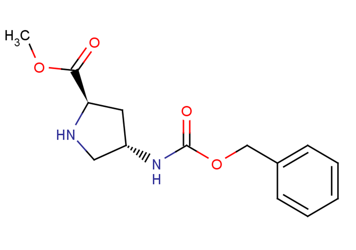 methyl (2R,4S)-4-{[(benzyloxy)carbonyl]amino}pyrrolidine-2-carboxylate