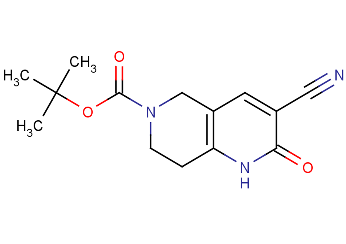 tert-butyl 3-cyano-2-oxo-1,2,5,6,7,8-hexahydro-1,6-naphthyridine-6-carboxylate