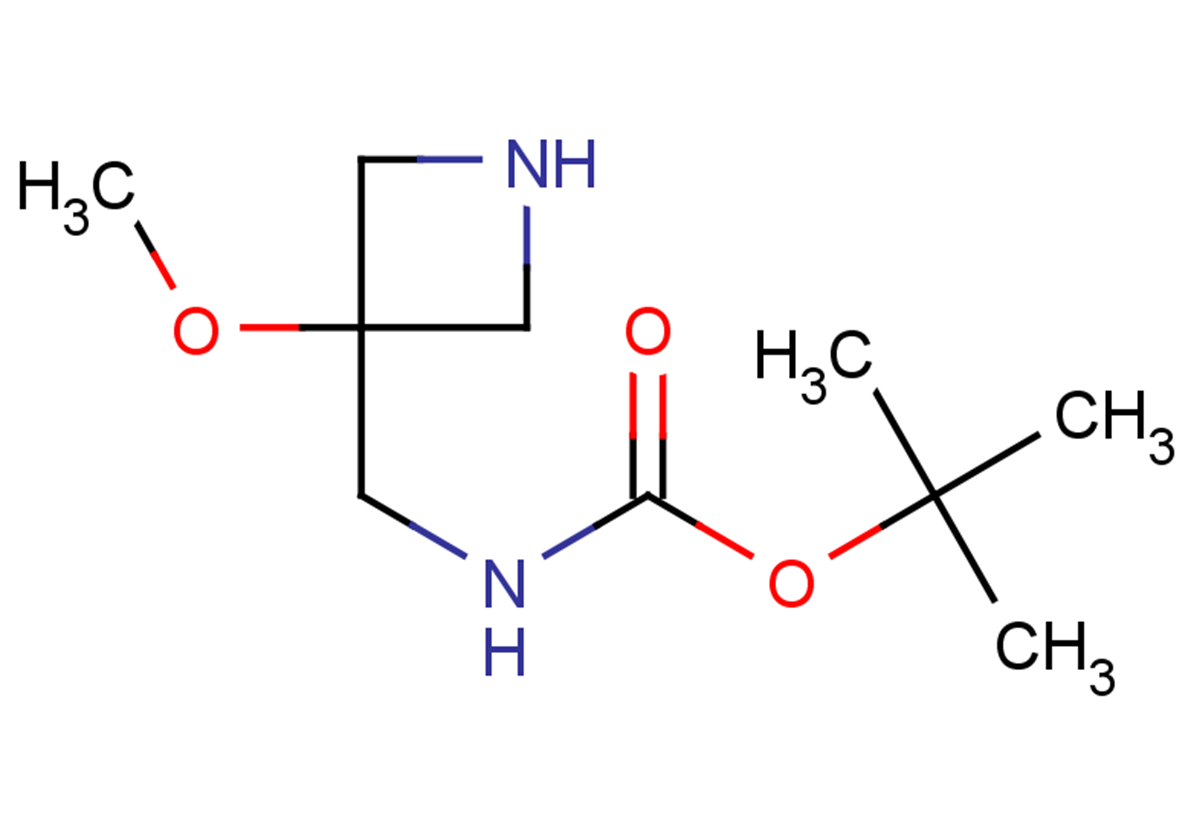 tert-butyl N-[(3-methoxyazetidin-3-yl)methyl]carbamate